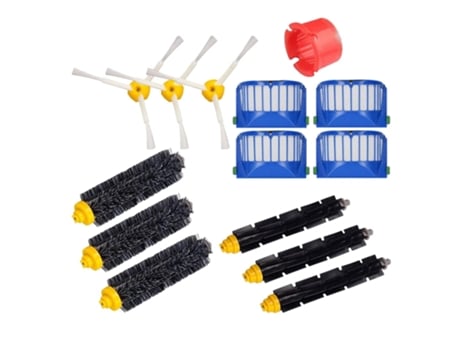 Kit de accesorios de repuesto, 14 Uds. Para IRobot Roomba serie 600, 675, 690, 680, 671, 652, 650, 620 Vac, rodillo de filtro Bru