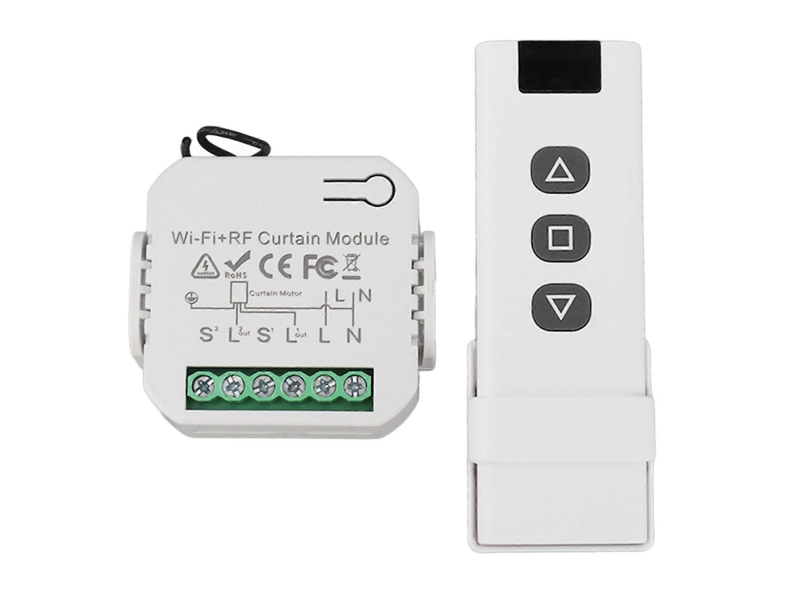 Kit de control inalámbrico para persianas enrollables con interruptor para persianas y toldos con control remoto RF
