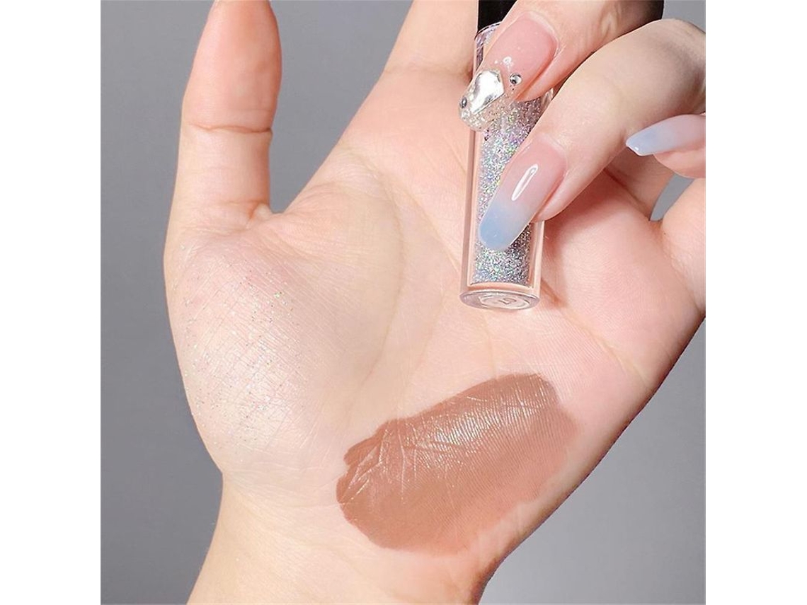 Brocha De Sombra De Ojos Líquida De Doble Punta Con Textura Suave Para Una Fácil Aplicación, Perfecta Para Fiestas Y Cosplay.