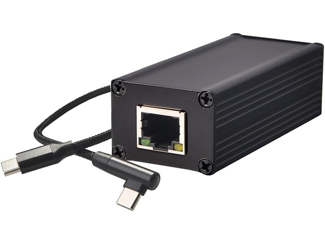 Adaptador Convertidor Poe A Usb-c De 25 W Con Salida Usb-c Y Ethernet Adaptativa (5 V/9 V/12 V/15 V/20 V)