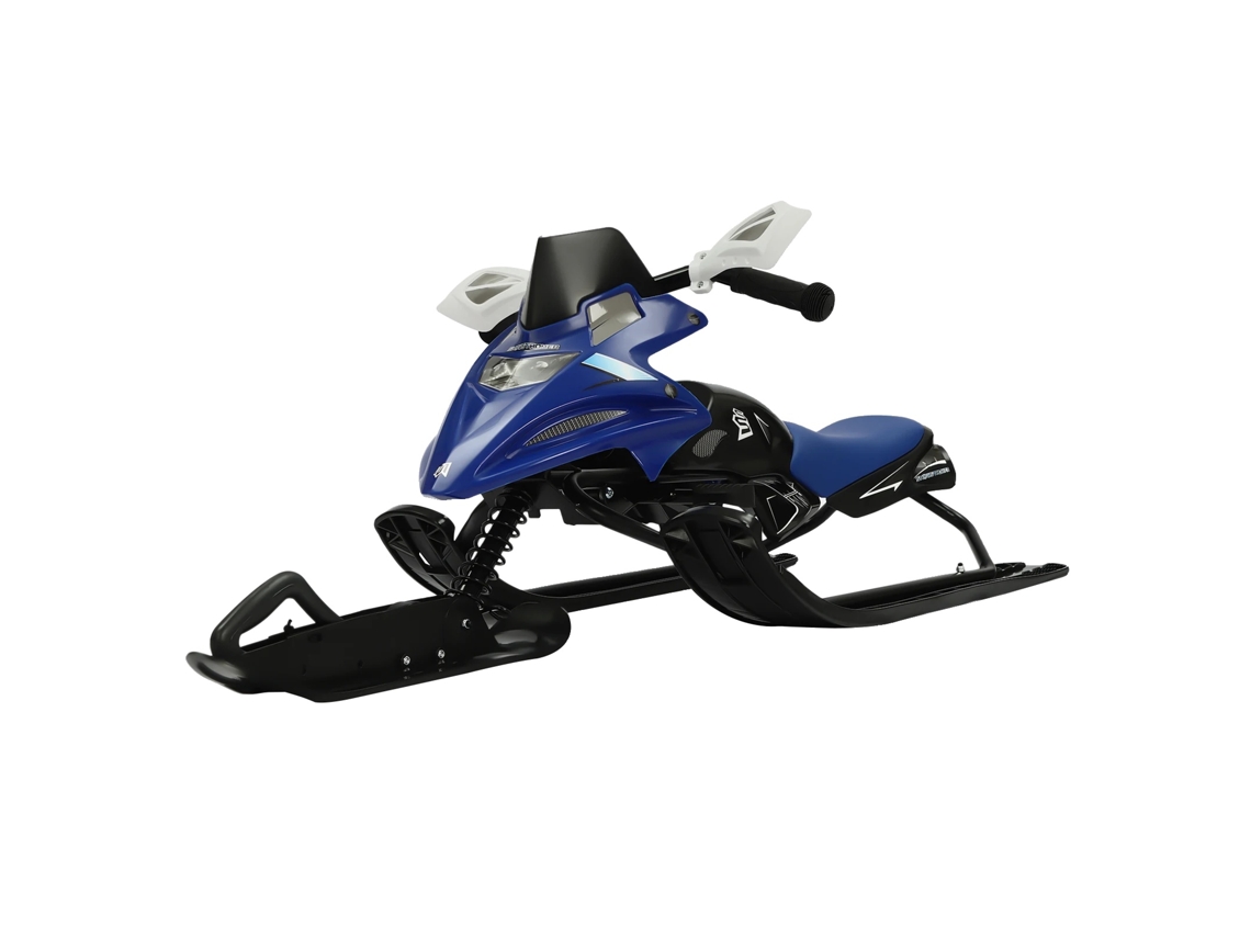 Trineo de nieve orientable, cojín ajustable, capacidad de carga de 80 kg, apto para niños mayores de 3 años, azul OEM