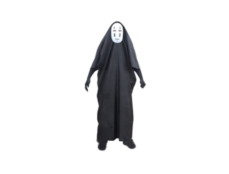 Disfraz de Cosplay de hombre sin rostro de Spirited Away máscara negra guantes 155