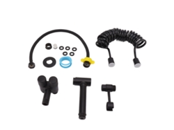 Kit De Bidé De Latón Moderno De Alta Presión Con Rociador Para Inodoro, Ideal Para Baños De Mujeres - Negro