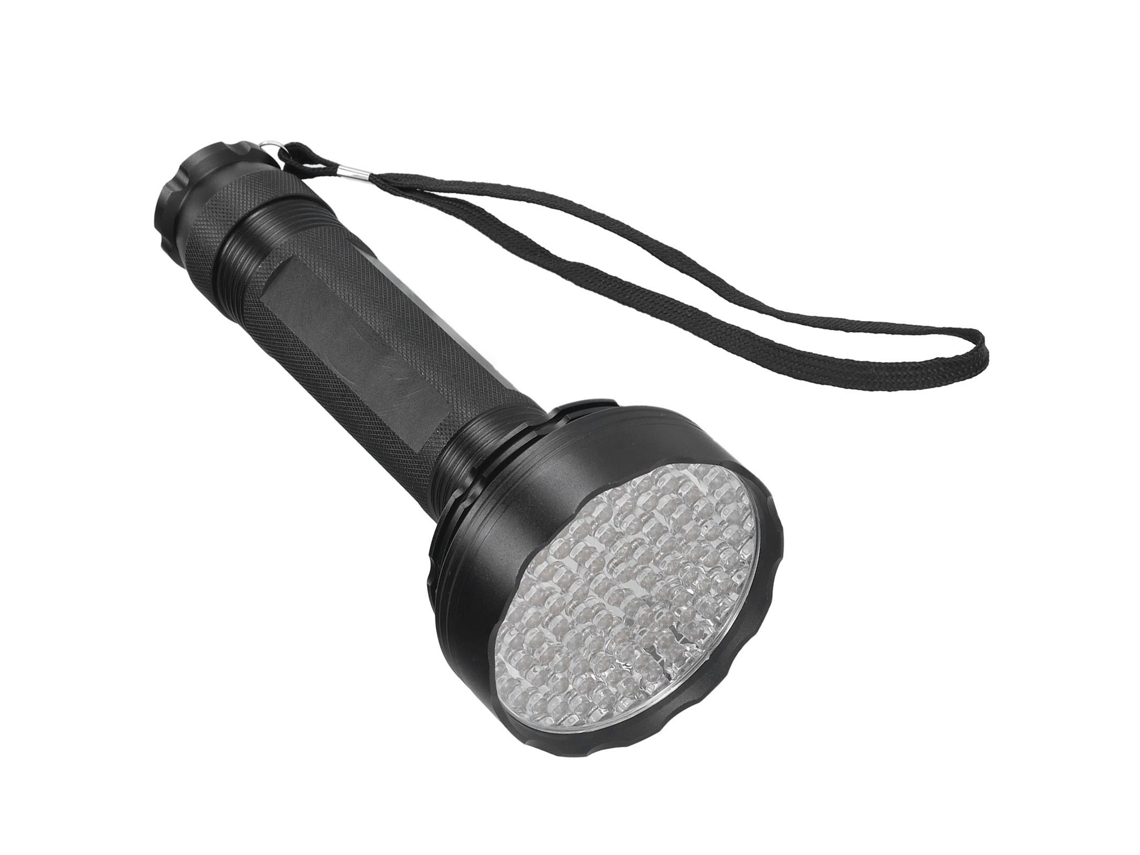 Linterna Uv 100 Led De 395 Nm Con Tratamiento Antideslizante Para Detección Fluorescente.