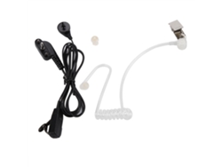 Auriculares Con Tubo Acústico Y Botón Ptt De 3,5 Mm Para Radio Walkie-talkie Vertex.
