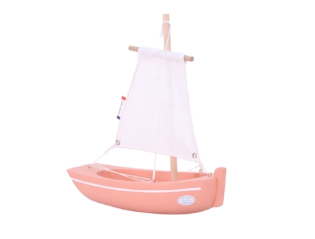 Barco TIROT (Madera - Rosa - 22 cm)