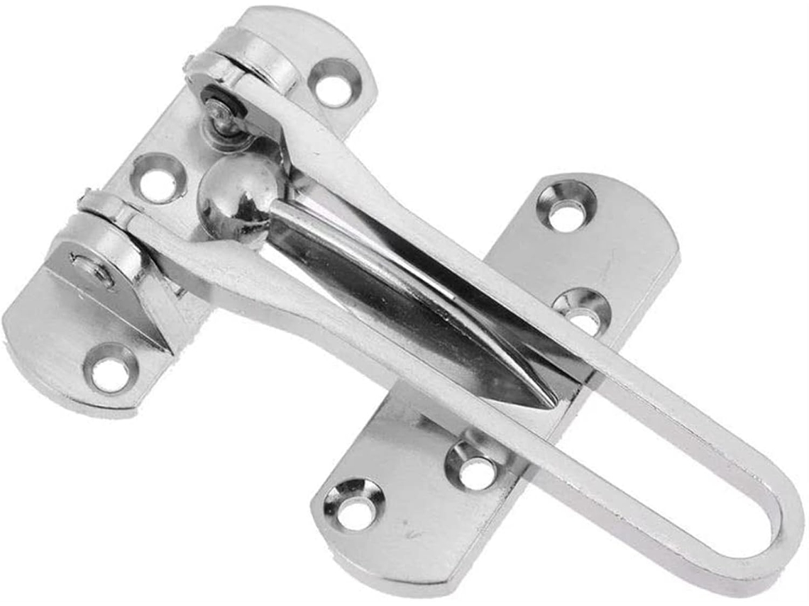Aleación De Metal Cadena Seguridad Antirrobo Para Puerta Doméstica Cerrojo Reforzado Hebilla, Seguridad