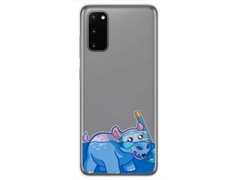 Carcasa Samsung Galaxy A41 TUMUNDOSMARTPHONE Dibujos Transparente Multicolor