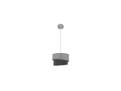 Lámpara colgante Hara 1xe27 níquel/gris Regx35x35 cm Fabrilamp