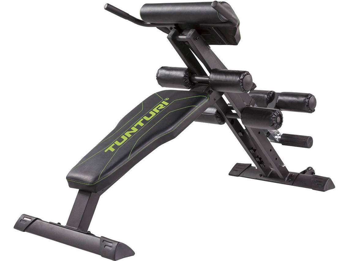 Banco de Musculación TUNTURI Core CT80 (90x148x63cm - Negro)