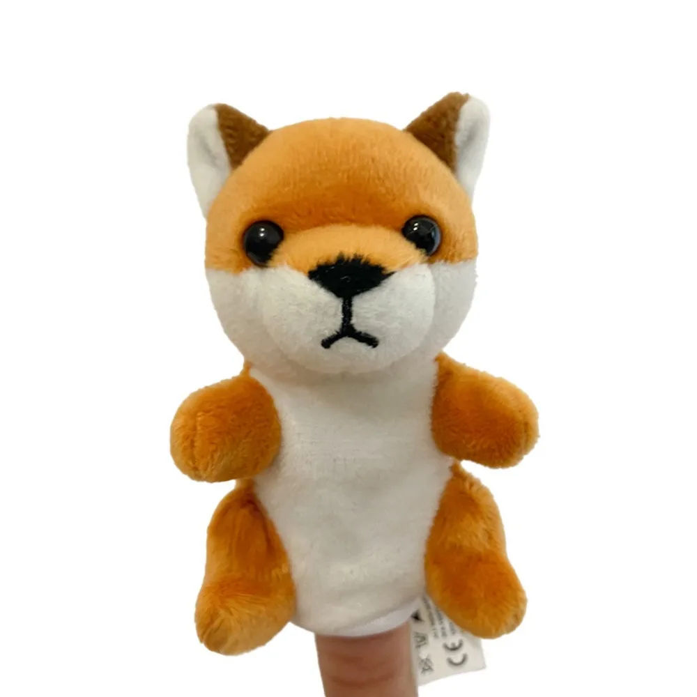 (f0x) Serie De Peluches Con Forma De Animales Para Juegos De Rol Y Narración De Cuentos Con Títeres De Dedo