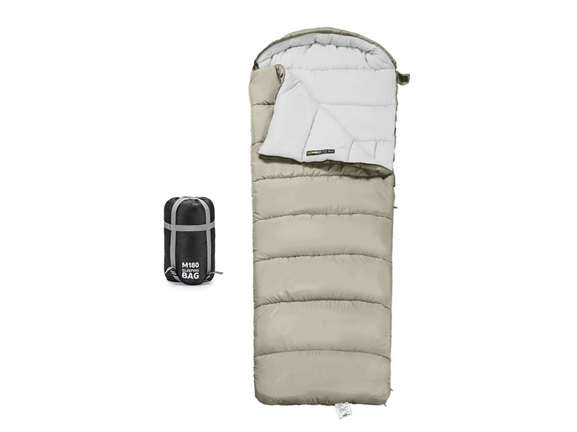 Mali sacola de Dormir para Dois Adultos Clima Frio 18°c Capuz Anti splash Split em Individual para Camping