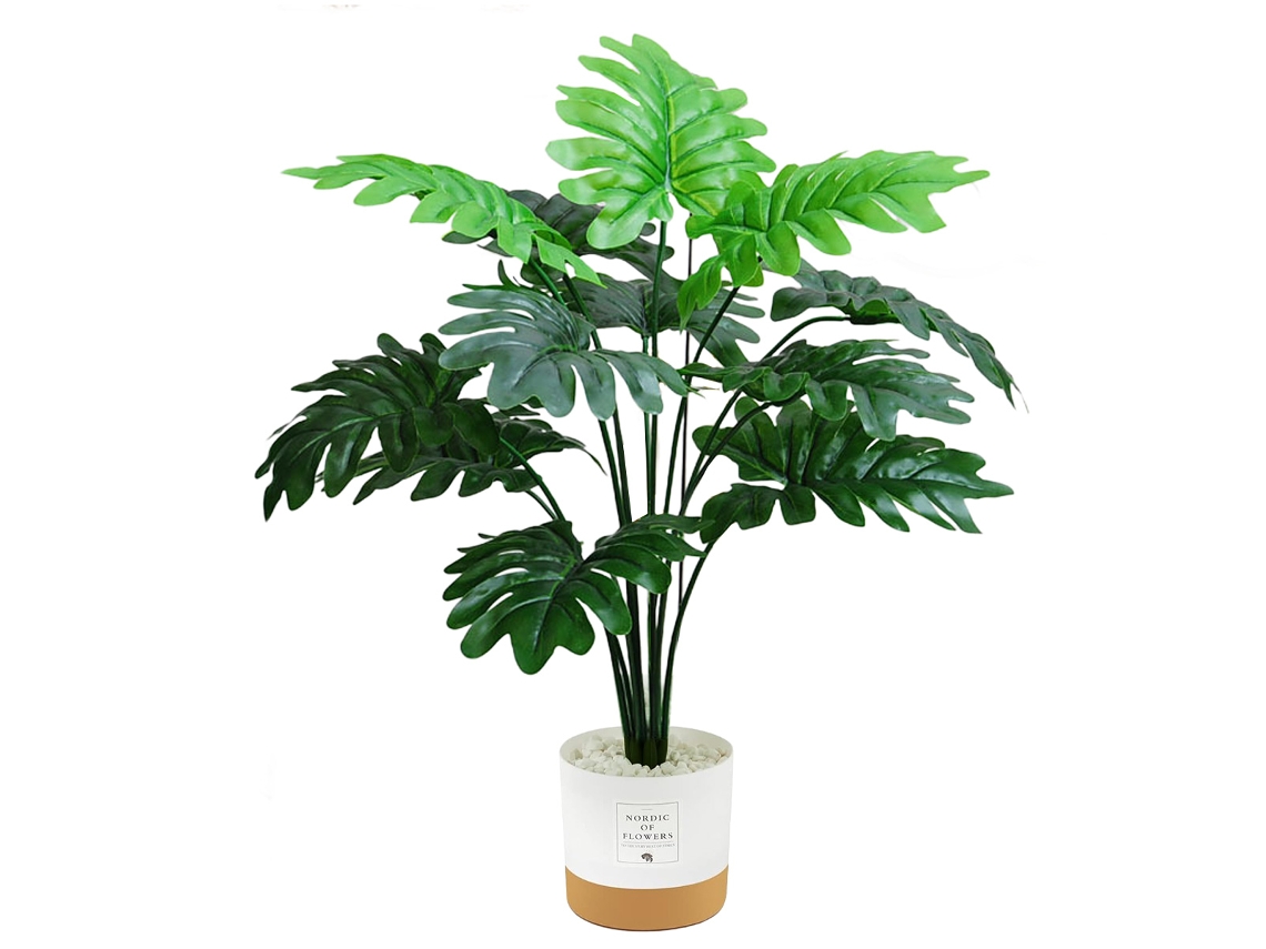 Plantas de hojas artificiales para decoración del hogar y la oficina. KOFIHETY