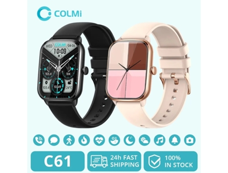 Reloj inteligente C61 de 1,9 pulgadas con pantalla completa, Bluetooth, Monitor de ritmo de llamadas y sueño, 100 modelos deportivos, reloj intelig...
