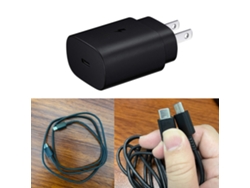 Cargador (carga Rápida Pd De 25w, Cable Dual C De 2 Metros)
