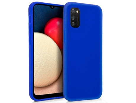 Carcasa Samsung A02s COOL Silicona Azul