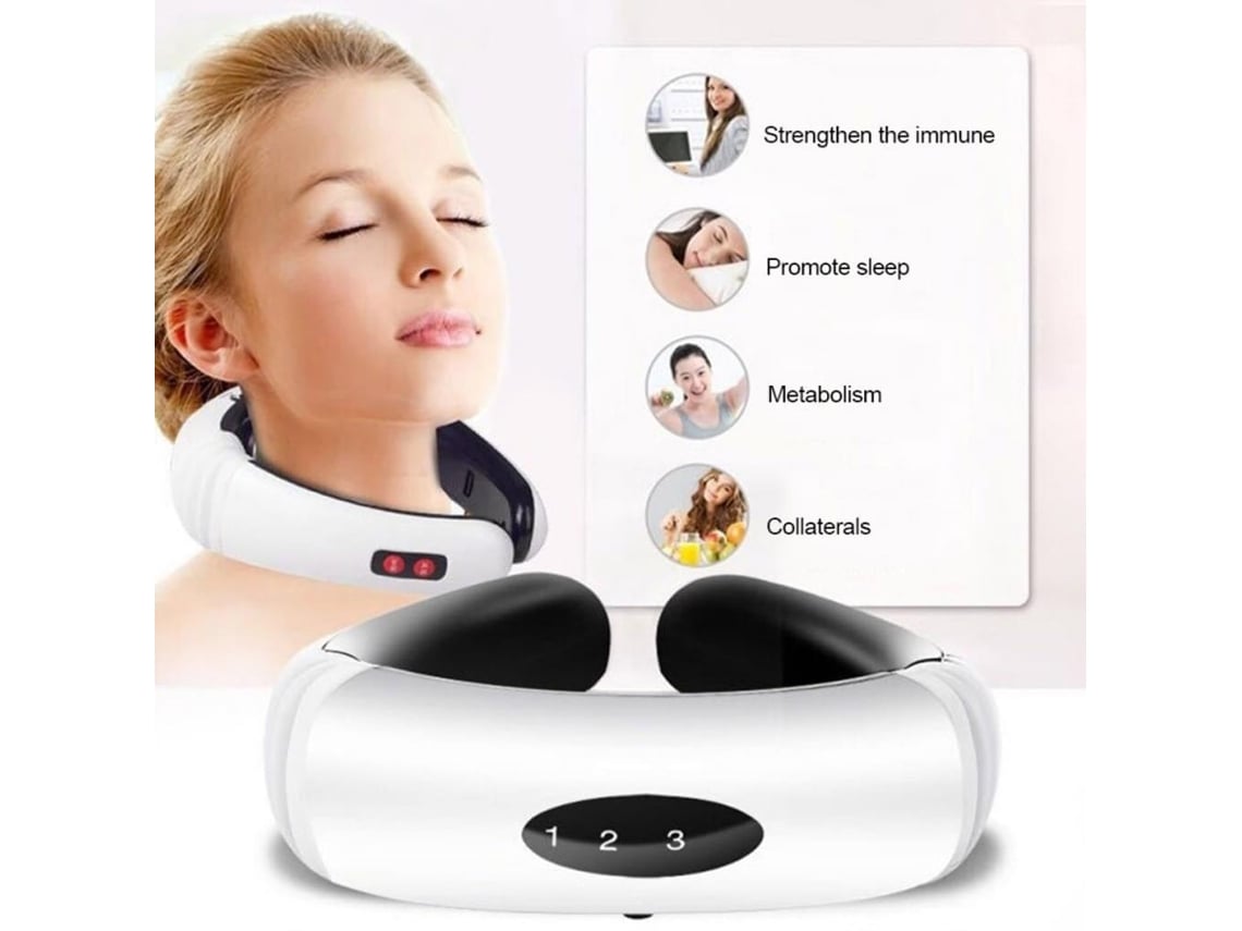 Masajeador Electromagnético De Cuello Fisioterapia Multifuncional