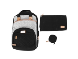 Mochila Cambiador Ergonómica De Gran Capacidad Con Múltiples Bolsillos Para Padres Viajeros.