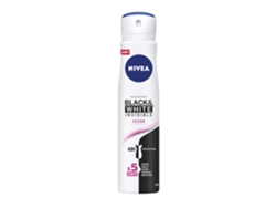 Antitranspirante en spray invisible transparente Blackwhite, 250 ml. Nivea