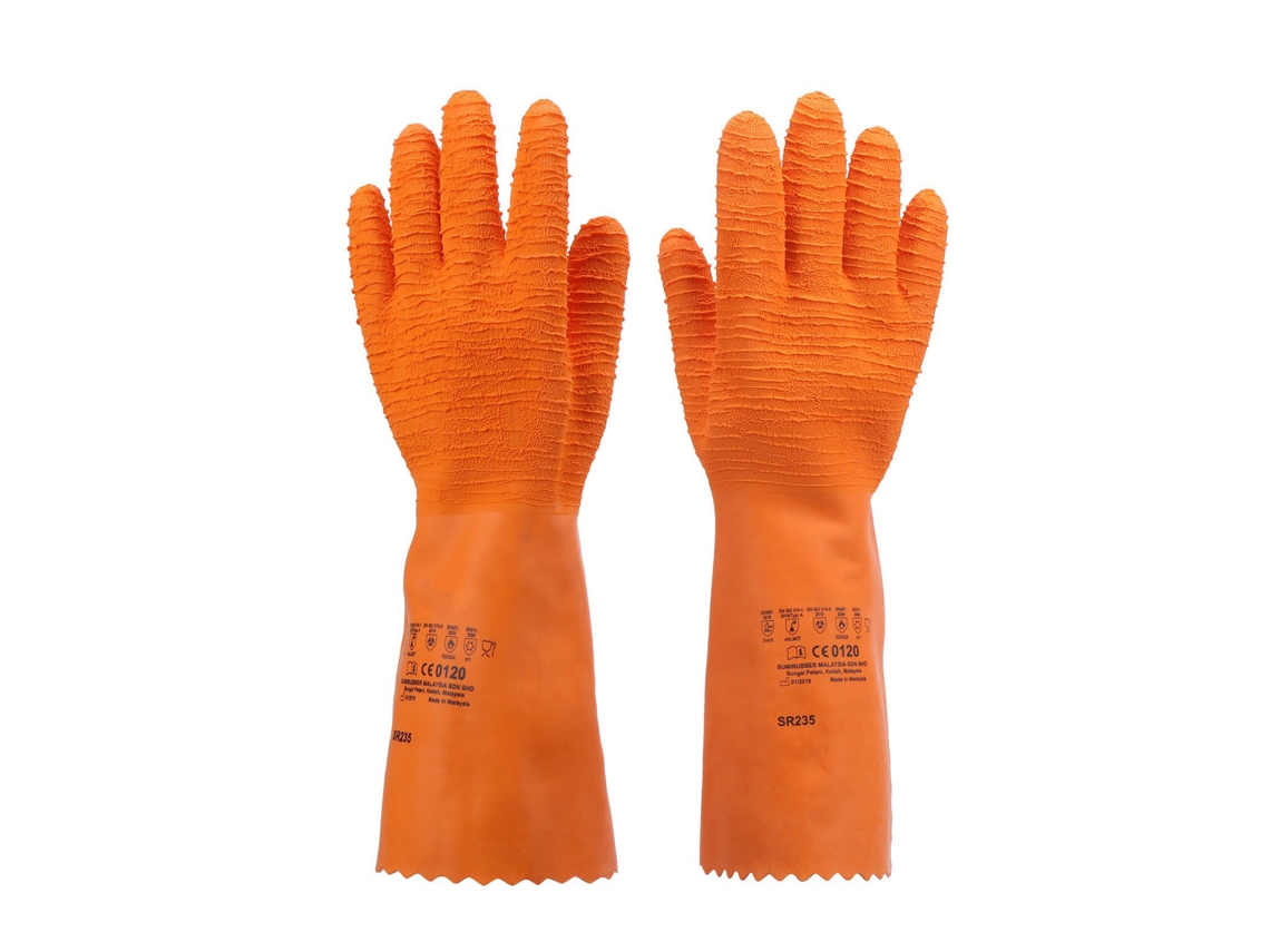 Guantes De Seguridad Reutilizables Sr235 Resistentes A Altas Y Bajas Temperaturas Para Trabajos Al Aire Libre Químicos Alcalinos