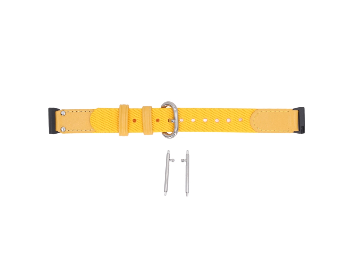 Pulsera De Repuesto Para Fit Mini Keep B4 Canvas Ajustable Amarilla