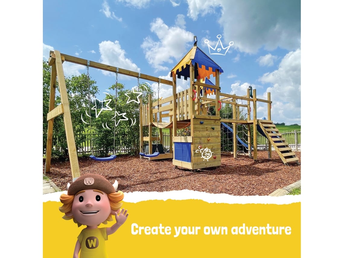 Arenero Niños Exterior Parque Infantil WICKEY Smart Coast Con