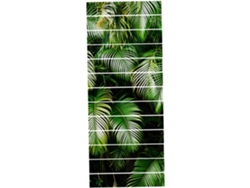 Pegatinas Decorativas Impermeables De Pvc Con Diseño De Hojas De Palmera Tropical En 3d Para Escaleras.