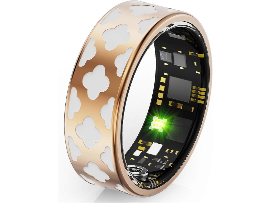 Anillo inteligente de alta gama con monitor de frecuencia cardíaca, sueño y presión arterial, Jinyubo Store (2025)