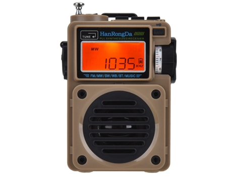 Receptor de Radio Fm/Mw/Sw/Wb Bluetooth 5.0