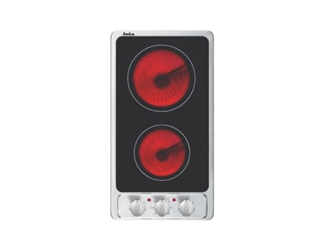 Placa de Vitrocerámica AMICA AVM 2420 X (Eléctrica - 62 cm - Inox)