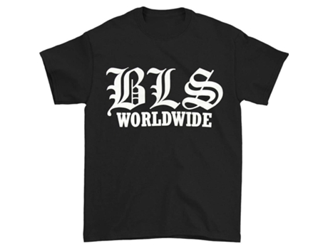 Camiseta ROCKINSTONE Black Label Society BLS Worldwide (Algodón - L)
