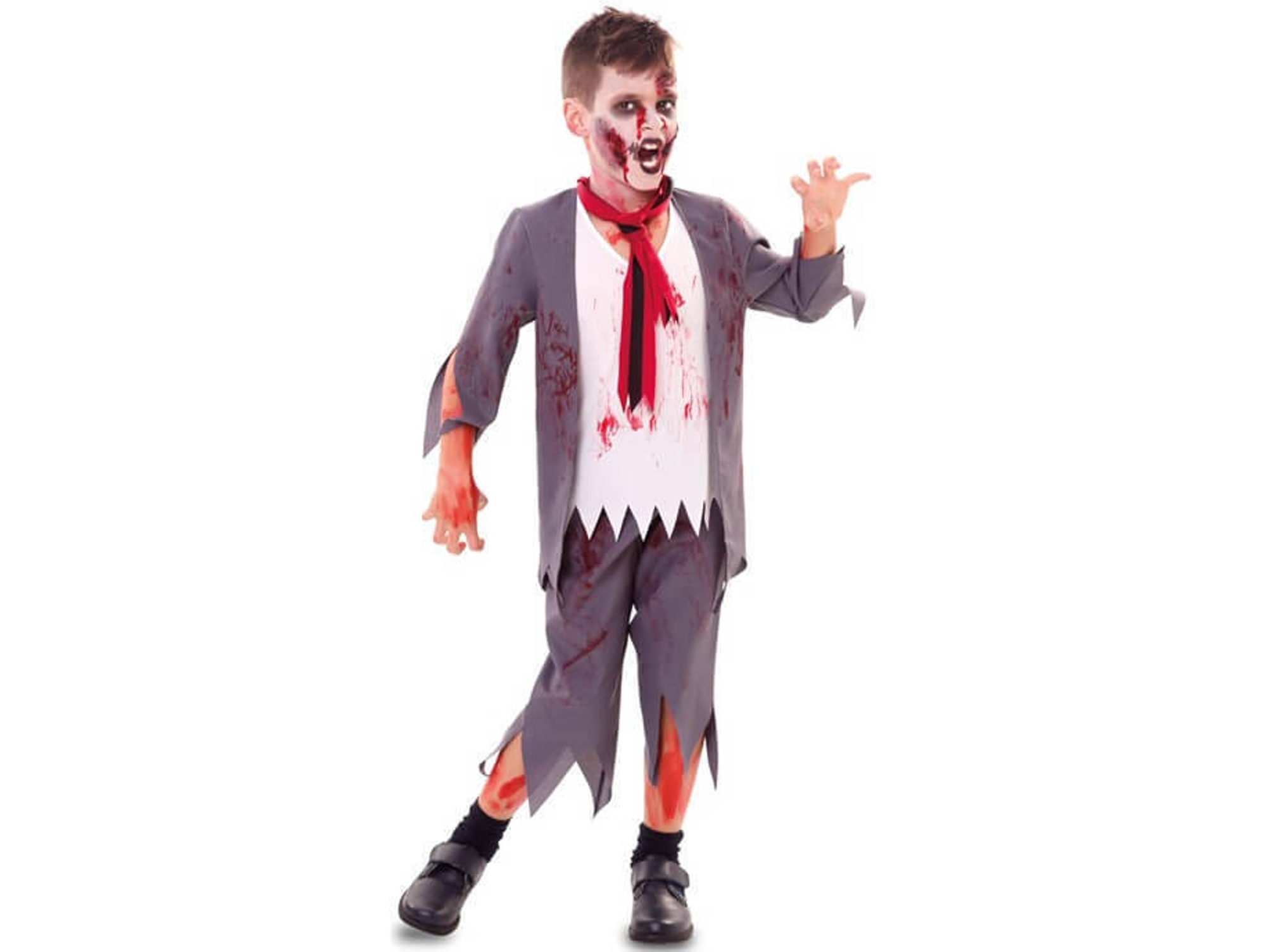 Disfraz de Niño DISFRAZZES Estudiante Zombie (Talla: 10 a 12 años)