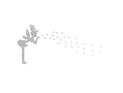 Pegatinas de pared en acrílico, estrellas y hadas, para decoración de habitación Kofihety