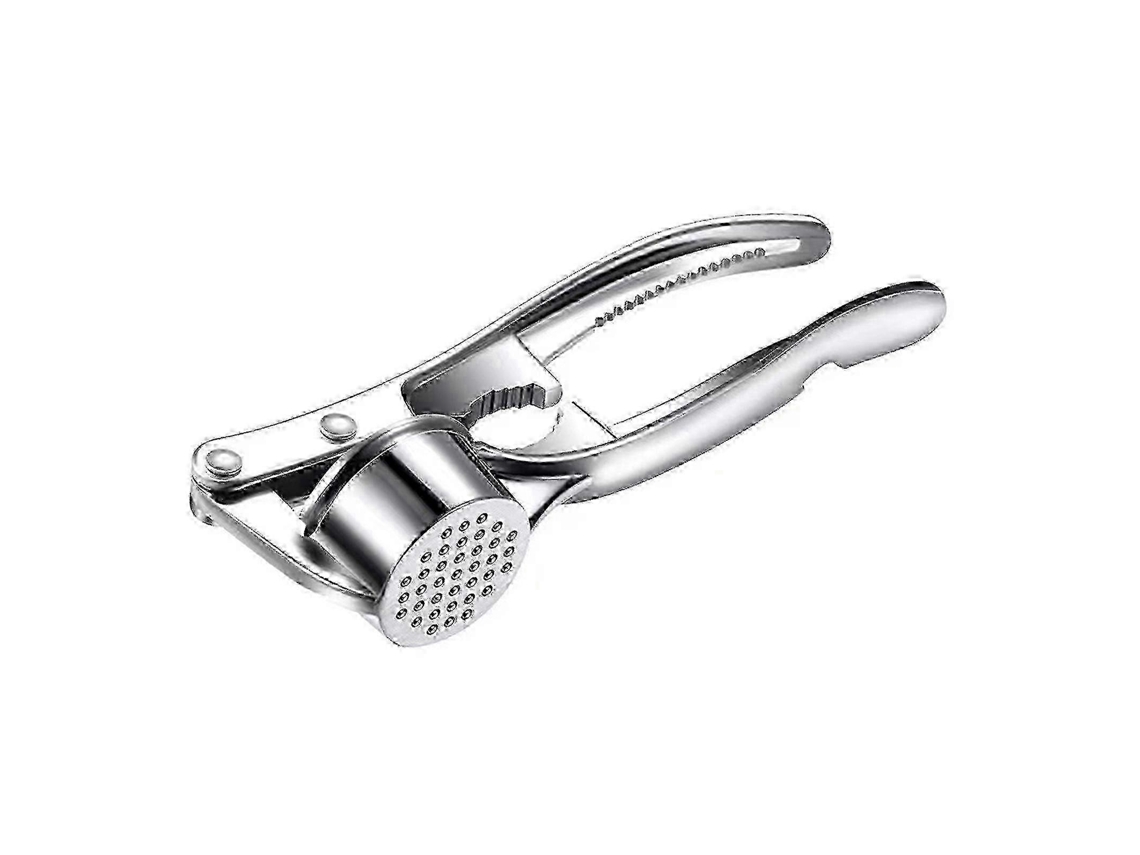 Prensa de ajos manual, 25-26 cm, acero inoxidable, ideal para la cocina. Rosewell
