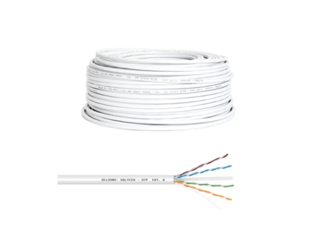 Rollo LAN 100 m Cable de red Cat. 6 UTP VULTECH