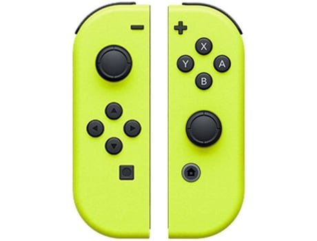 Par de controladores Joy-Con izquierdo/derecho para Switch Amarillo Neón YIZHOOD