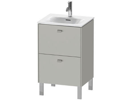 Mueble de lavabo DURAVIT Brioso vertical 52,0 x 41,9 cm 2 cajones incl. recorte de sifón y delantal para lavabo Viu 234453