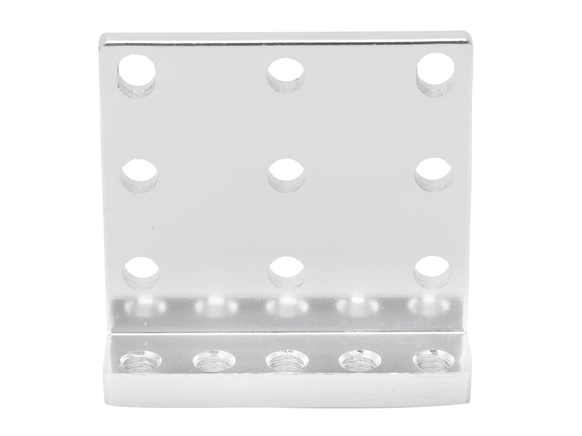 Soporte de montaje fijo en forma de L 321100010001 Aluminio Rosca M4x0.7mm 40x40x12mm