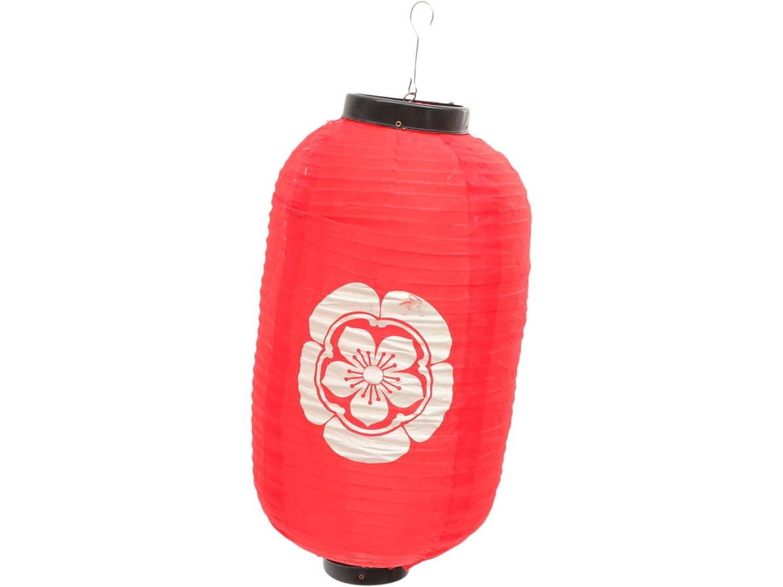 Linterna De Tela Impermeable Para Jardín, Roja
