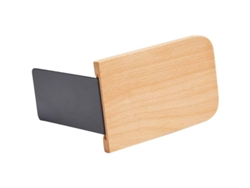 Sujetalibros De Nogal Negro, Par, Antideslizantes, Material De Calidad, Diseño Sencillo.