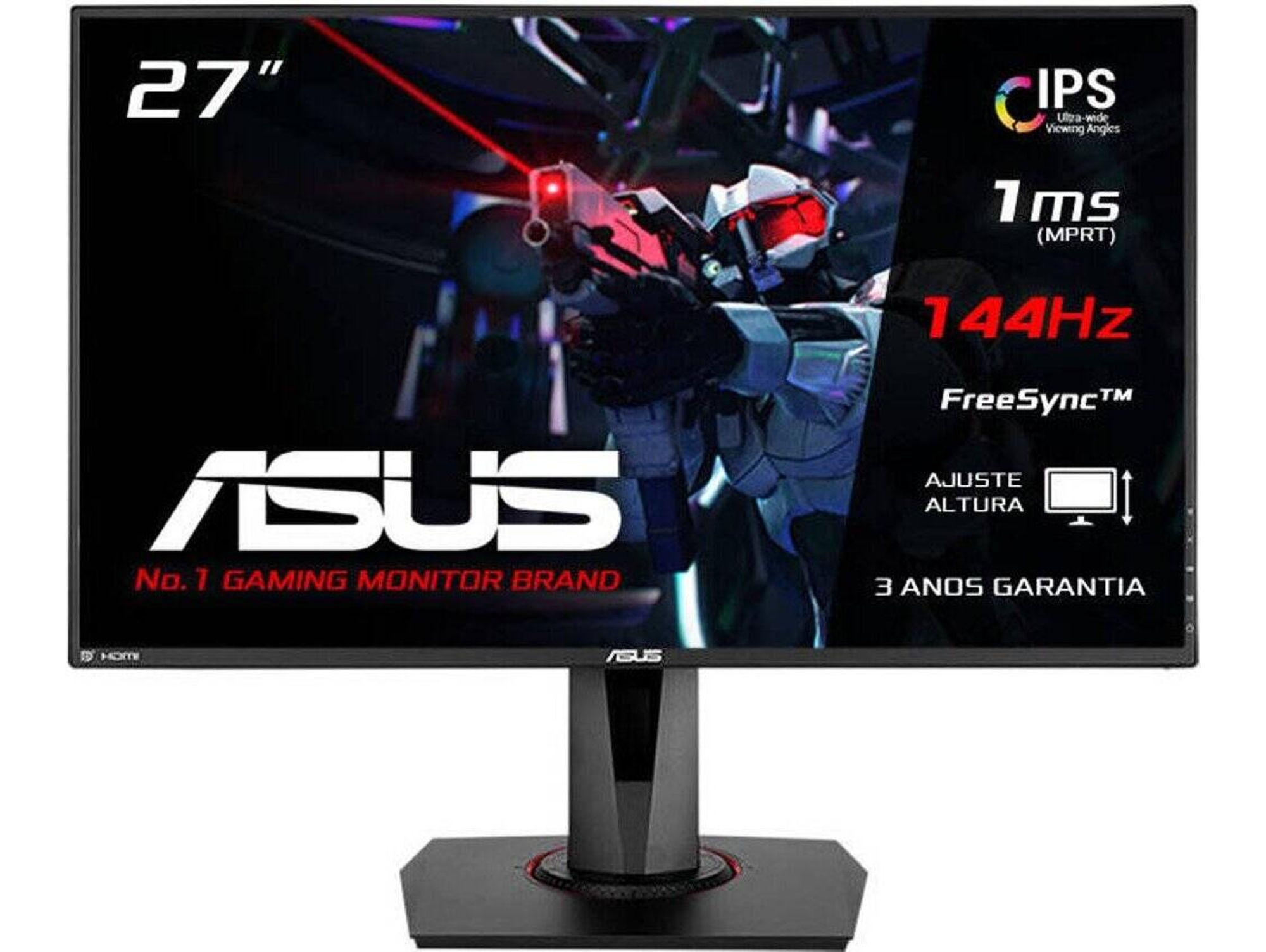 Monitor Gaming ASUS VG279Q (27'' - 1 ms - 144 Hz - Free Sync)