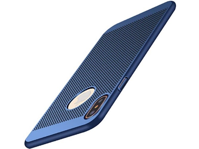 Funda iPhone 7, 8 Plus WJS Hard Cover Heat Dissipation Azul