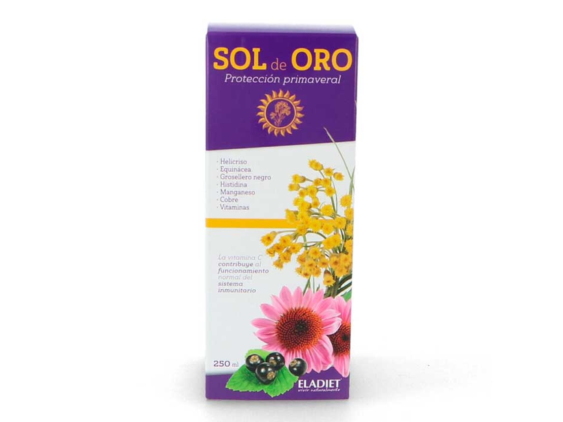 Complemento Alimentar ELADIET Sol De Oro Jarabe Plus (300 ml)