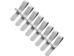 8 Clips De Fijación De Acero Inoxidable Para Aros De Tartas, Refuerzos Prácticos.