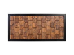 Cabecero Udaipur De Madera De Mango Y Palisandro 80 Cm X 170 Cm X 3,5 Cm