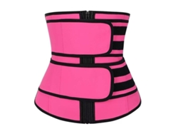 Cinta Lombar Eifson Entrenamiento Sauna Con Doble Compresión Talla M (rosa)