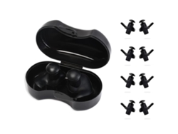 Tapones de silicona para los oídos, reutilizables, suaves e impermeables, para adultos y niños, para nadar, surfear y bucear.