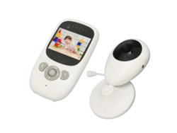 Monitor Para Bebés Con Cámara Y Audio Hd 1080p, Visión Nocturna, Comunicación Bidireccional, Inalámbrico, Enchufe Estadounidense.
