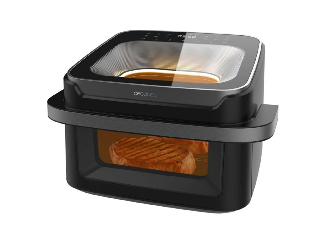 Cecotec Freidora De Aire Sin Aceite - Air Fryer 10l Cecofry Advance 10000 Full Vision. 2200w, Pared Divisoria, 12 Menús