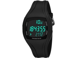 Reloj Electrónico Sencillo Y Elegante Para Hombre Con Correa De Silicona Y Pantalla Digital (azul Marino).